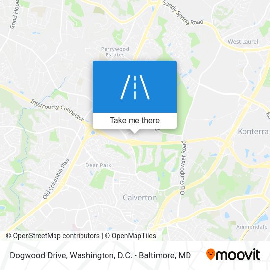 Mapa de Dogwood Drive