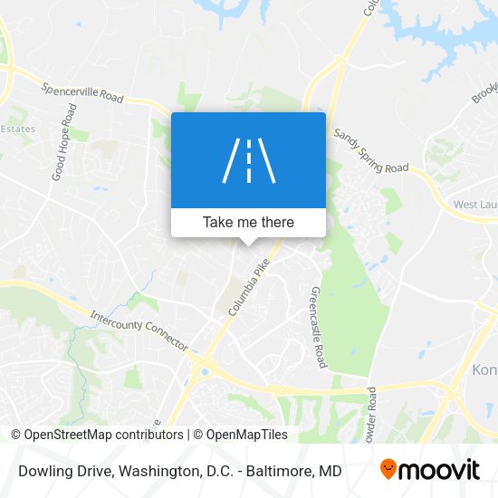 Dowling Drive map