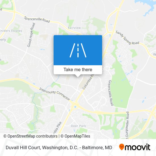Duvall Hill Court map