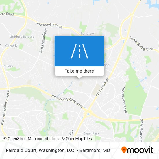 Fairdale Court map