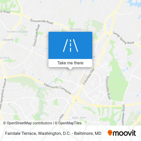 Fairdale Terrace map