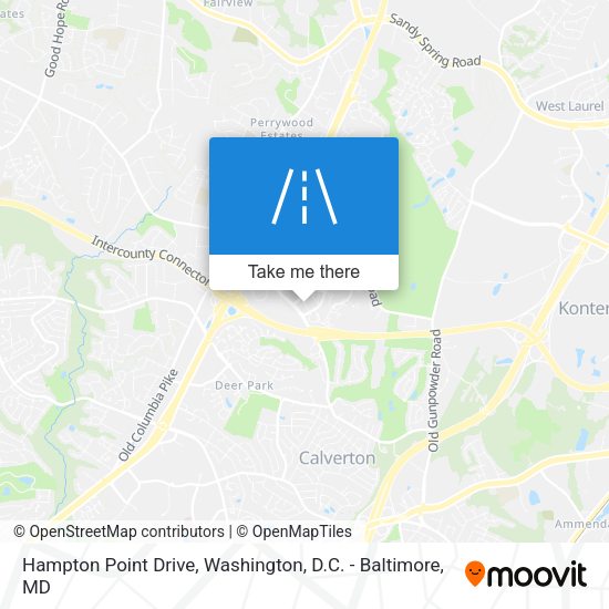 Hampton Point Drive map