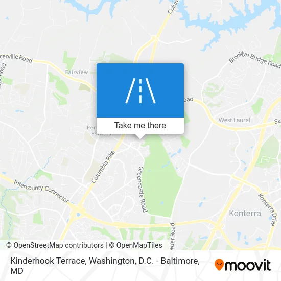 Kinderhook Terrace map