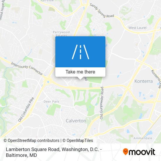 Lamberton Square Road map