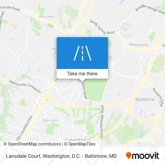 Mapa de Lansdale Court