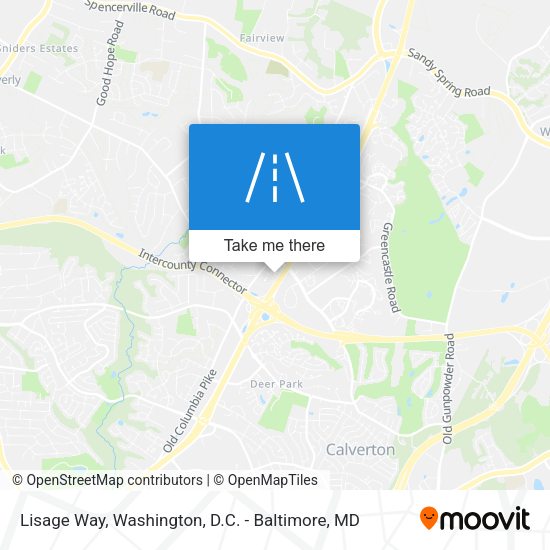 Lisage Way map