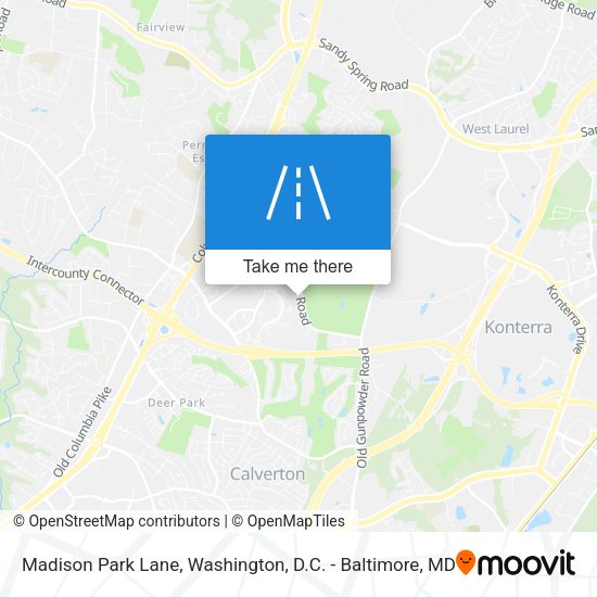 Mapa de Madison Park Lane