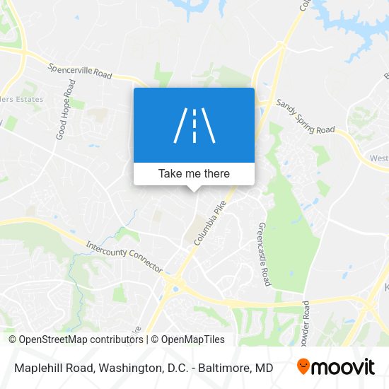 Maplehill Road map