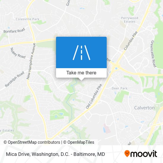 Mica Drive map