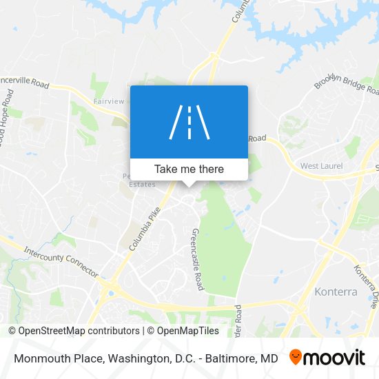 Monmouth Place map