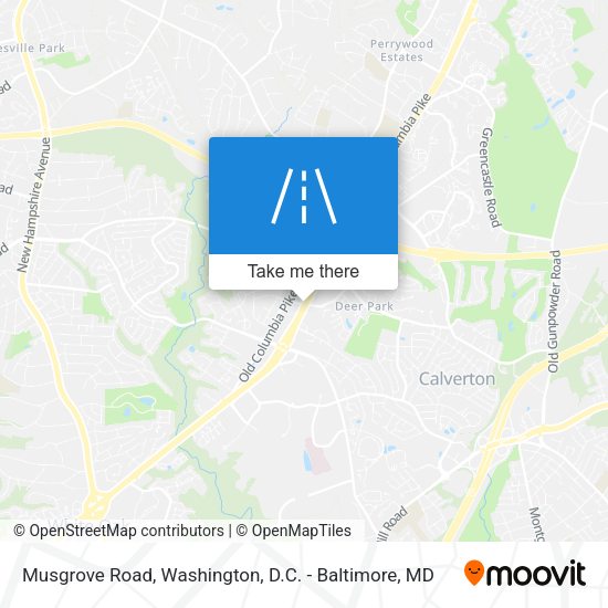 Musgrove Road map