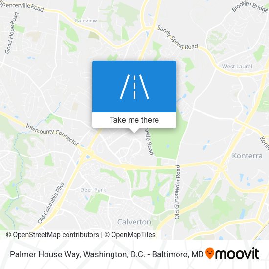 Mapa de Palmer House Way
