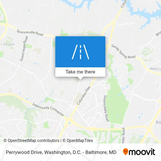 Perrywood Drive map