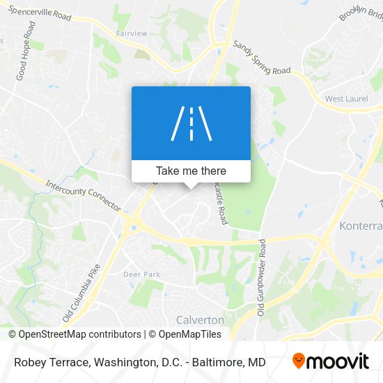 Robey Terrace map