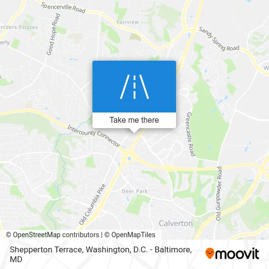 Shepperton Terrace map