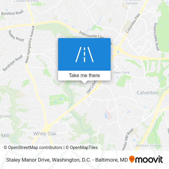 Mapa de Staley Manor Drive