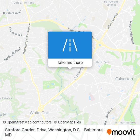 Straford Garden Drive map