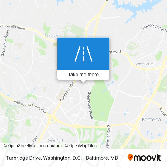Turbridge Drive map