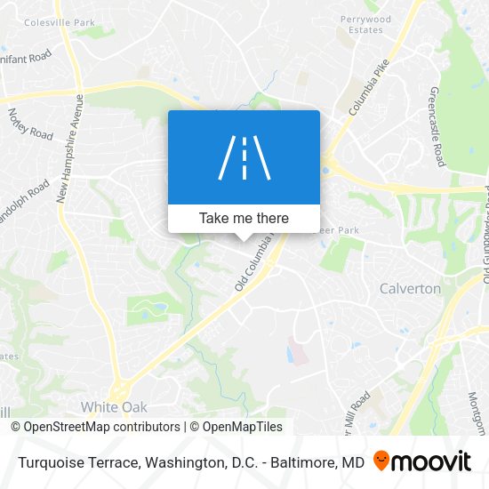 Mapa de Turquoise Terrace