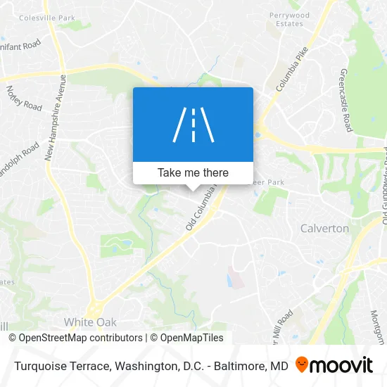 Turquoise Terrace map