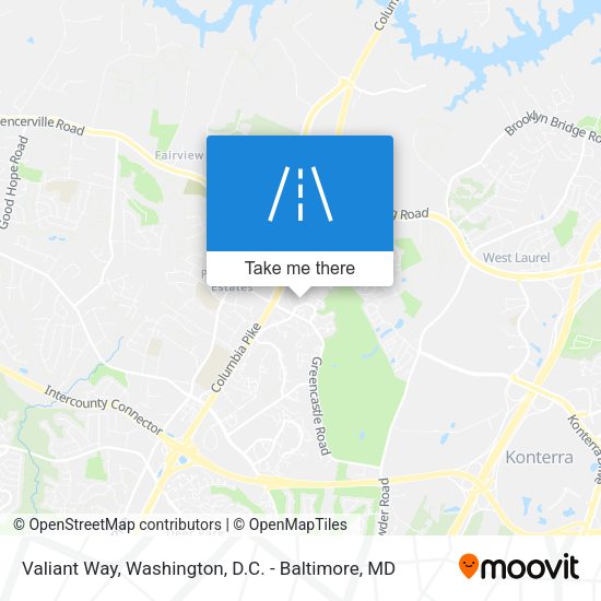 Valiant Way map