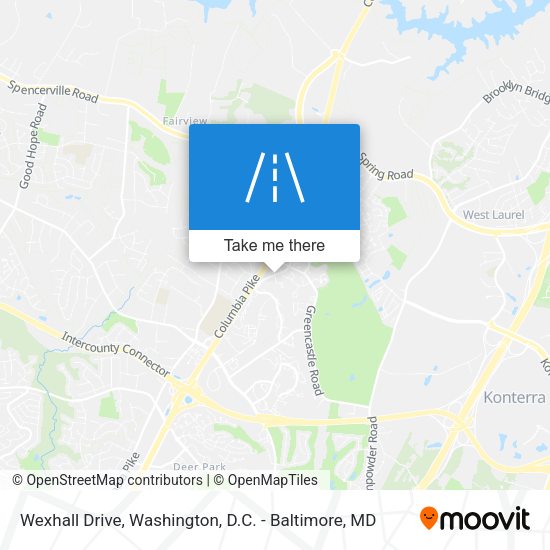 Wexhall Drive map