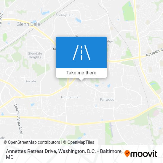 Annettes Retreat Drive map