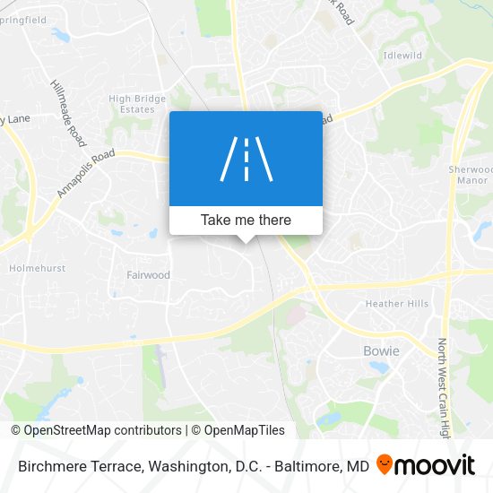 Birchmere Terrace map