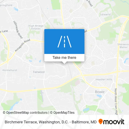 Birchmere Terrace map