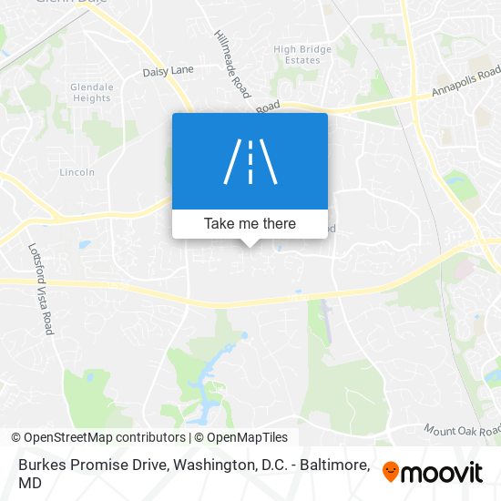 Burkes Promise Drive map