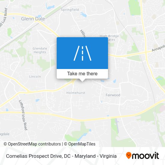 Mapa de Cornelias Prospect Drive