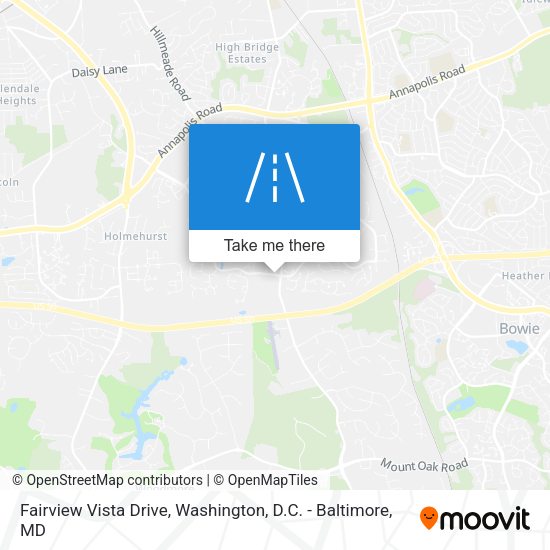 Fairview Vista Drive map