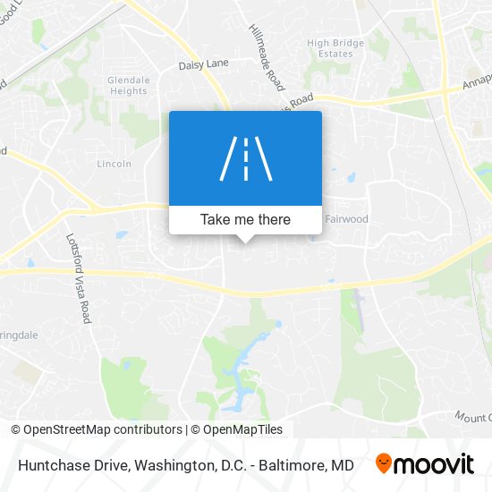 Huntchase Drive map