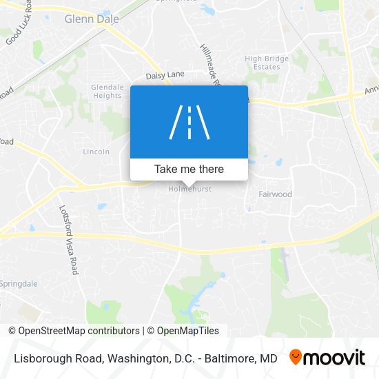 Lisborough Road map