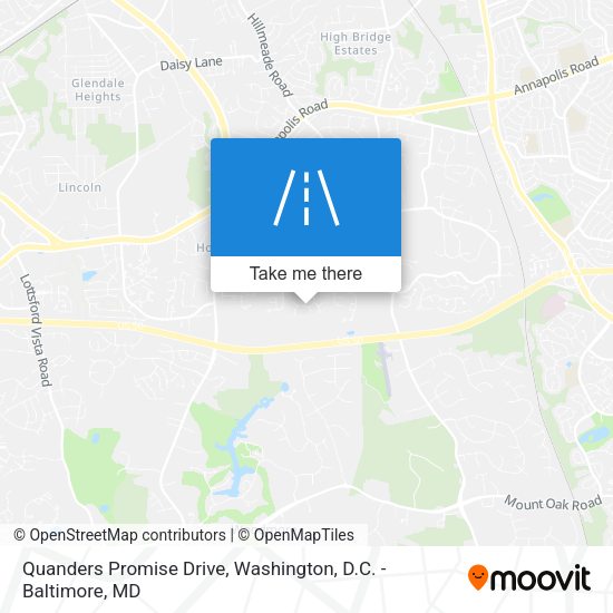 Quanders Promise Drive map