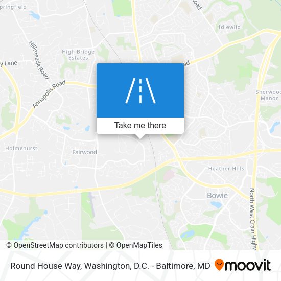 Round House Way map