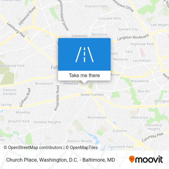 Church Place map