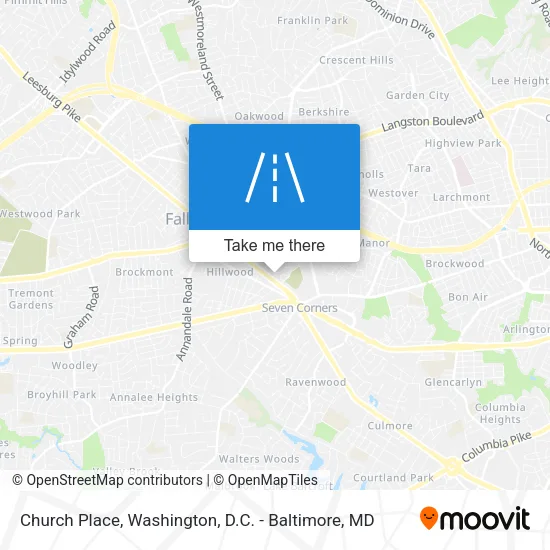 Church Place map