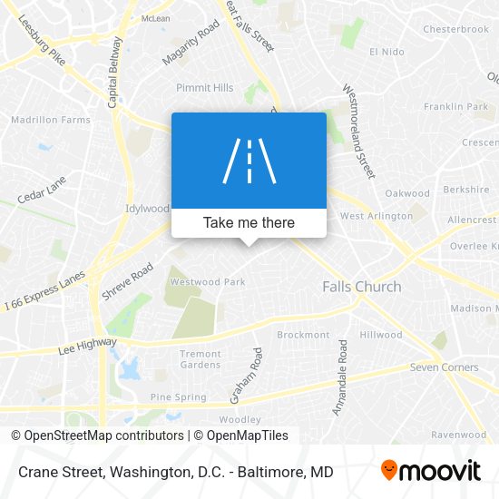 Crane Street map