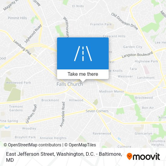 Mapa de East Jefferson Street
