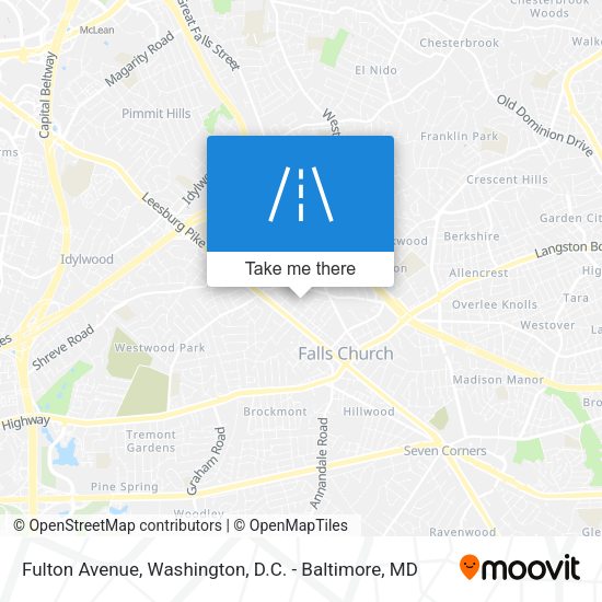 Fulton Avenue map
