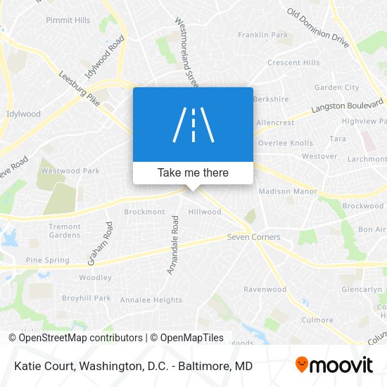 Mapa de Katie Court