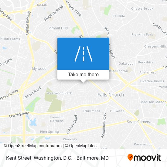 Kent Street map