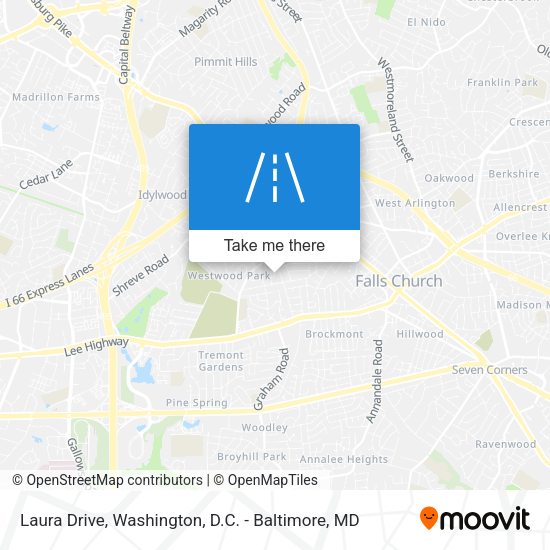 Mapa de Laura Drive