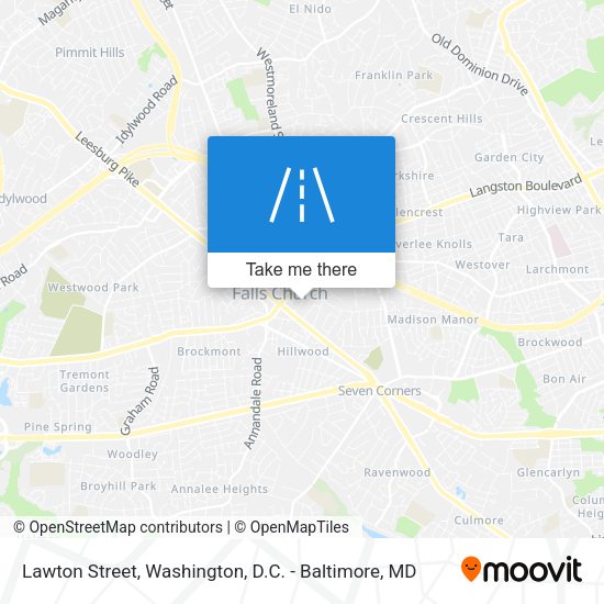 Lawton Street map