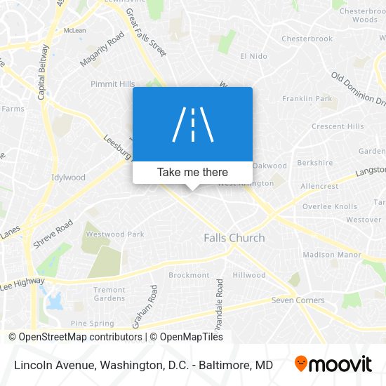 Lincoln Avenue map