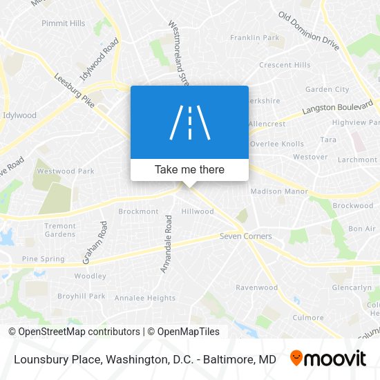 Mapa de Lounsbury Place