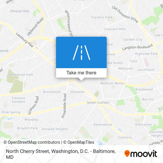 Mapa de North Cherry Street