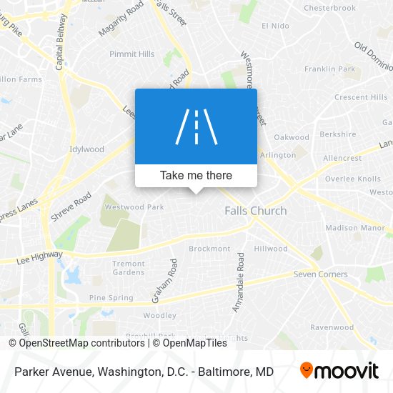 Parker Avenue map