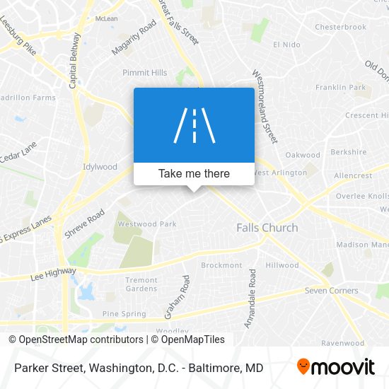 Parker Street map